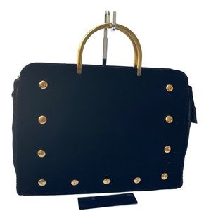 Vintage talon velour handbag (BD)